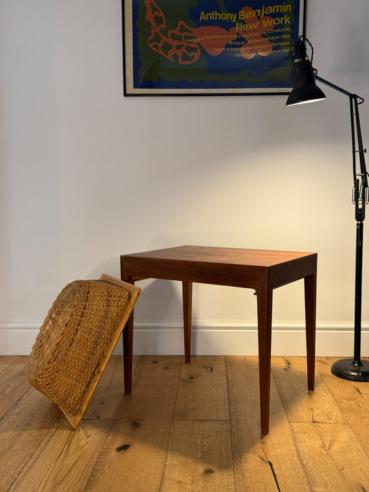 Severin Hansen Teak Sewing Table for Haslev Møbelfabrik, 1960s