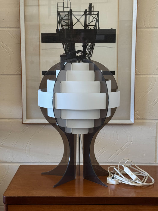 Strips Table Lamp by Preben Jacobsen & Flemming Brylle, Denmark 1960s