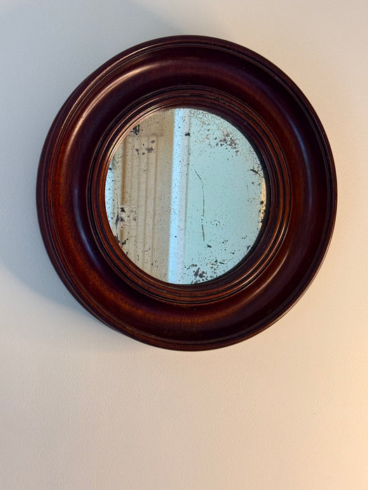Pair of 19th Century Framed Walnut Wall Mirrors