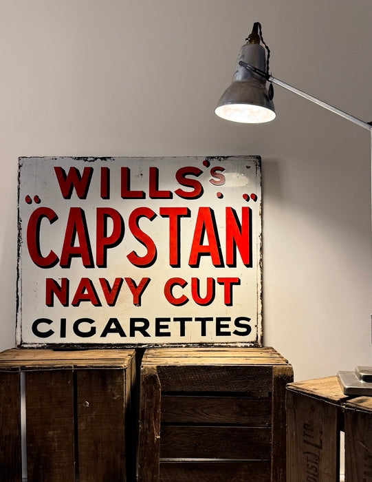 Original Will's Cigarettes Enamel Sign