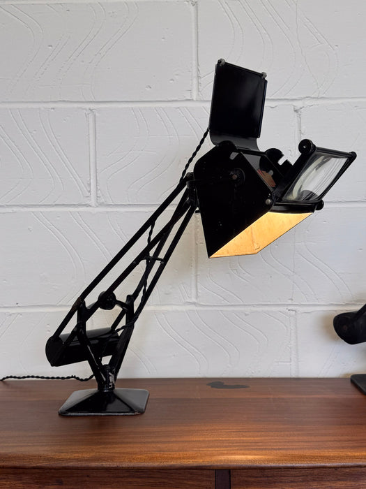 Pair of Early Hadrill & Horstmann Pluslite Industrial Task Lamps