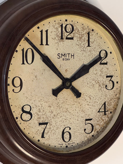 Smiths "8 Day" Bakelite Wall Clock