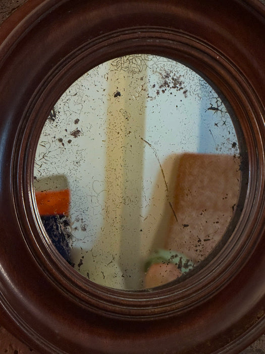 Pair of 19th Century Framed Walnut Wall Mirrors