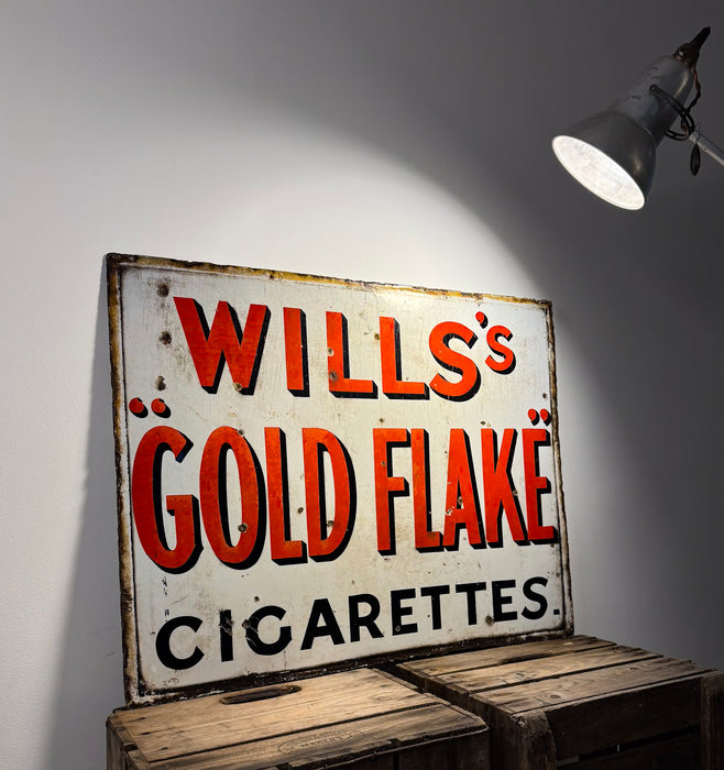 Original Will's Cigarettes Enamel Sign