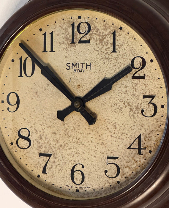 Smiths "8 Day" Bakelite Wall Clock