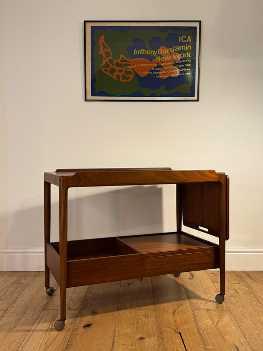 Midcentury Drinks Trolley by Ib Kofod-Larsen for G-Plan (Danish Range), c.1960s