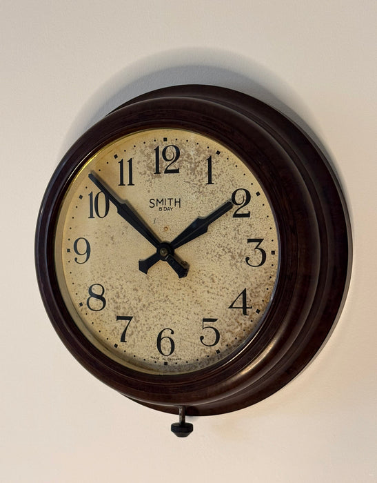 Smiths "8 Day" Bakelite Wall Clock