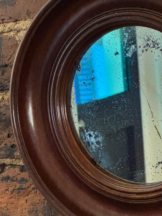 Pair of 19th Century Framed Walnut Wall Mirrors