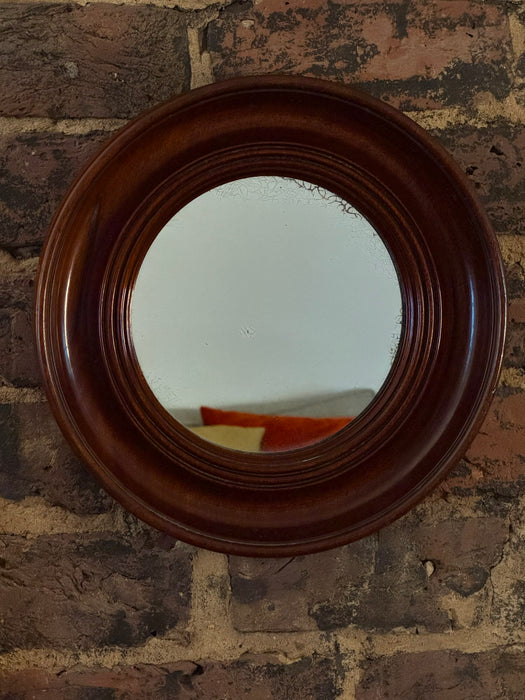 Pair of 19th Century Framed Walnut Wall Mirrors