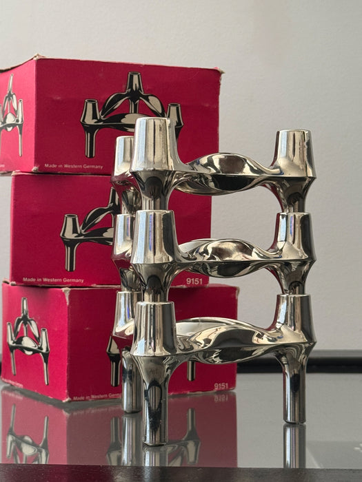 Original Stoff Nagel BMF Combi Candleholders - Boxed