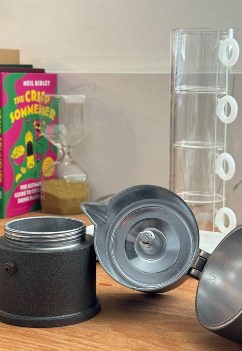 Vintage 1980s Alessi “La Cupola” Espresso Maker by Aldo Rossi – 3 Cup