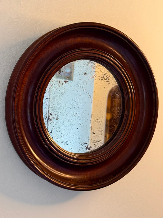 Pair of 19th Century Framed Walnut Wall Mirrors