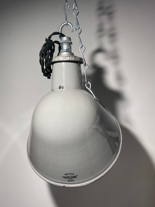 Pair of British Parabolic Pendant Lights by MAXLUME