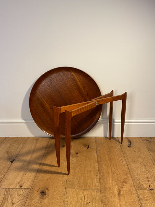 Teak Tray Table by Willumsen & Engholm for Fritz Hansen, Denmark, 1950s