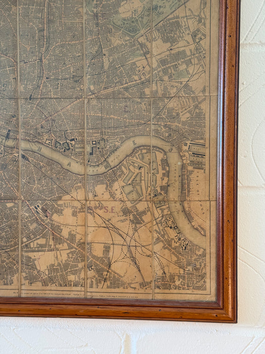 Collins’ Standard Map of London, c.1860s