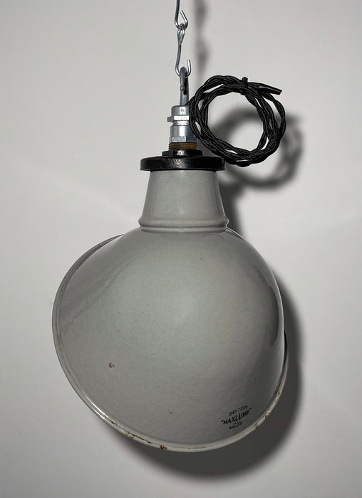 Pair of British Parabolic Pendant Lights by MAXLUME