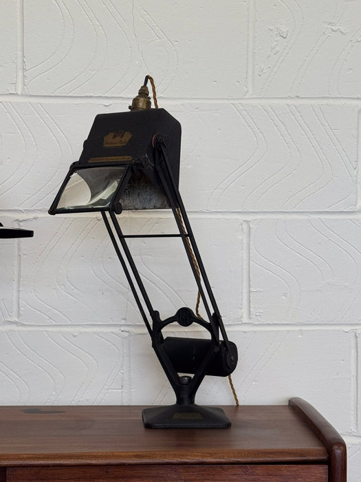 Pair of Early Hadrill & Horstmann Pluslite Industrial Task Lamps
