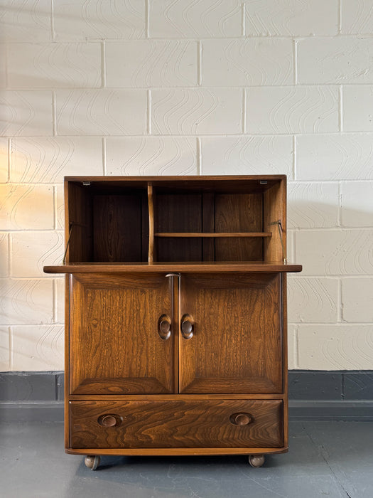 Ercol Windsor Model 469 Serving / Drinks Cabinet, c.1970s