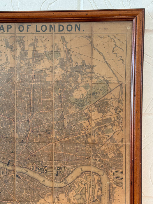 Collins’ Standard Map of London, c.1860s