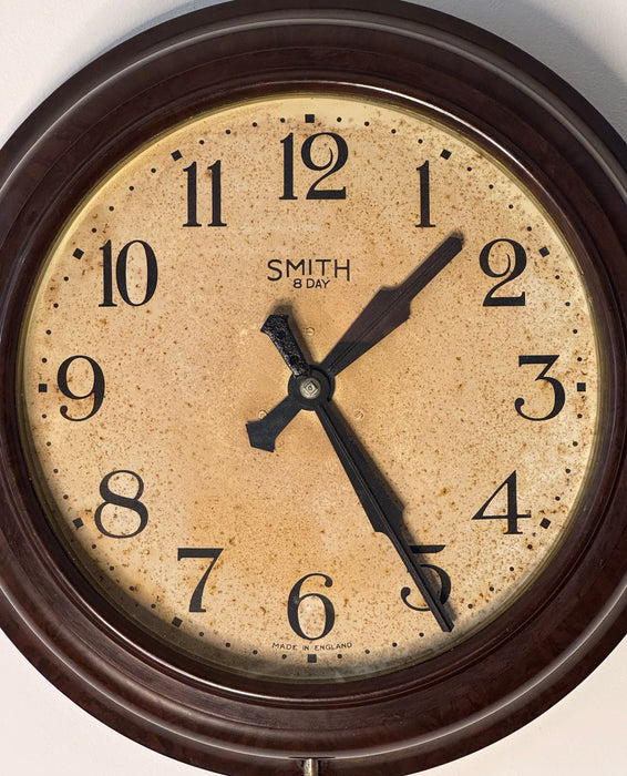 Smiths "8 Day" Bakelite Wall Clock