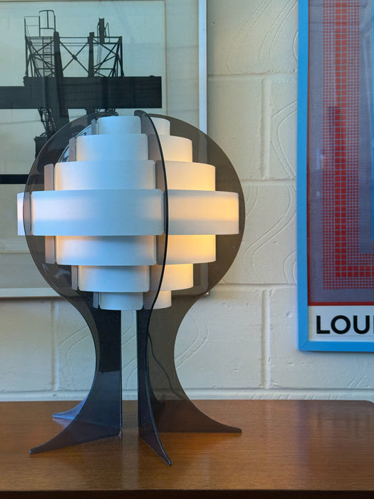 Strips Table Lamp by Preben Jacobsen & Flemming Brylle, Denmark 1960s