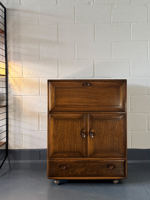 Ercol Windsor Model 469 Serving / Drinks Cabinet, c.1970s