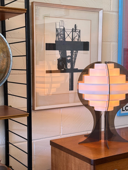 Strips Table Lamp by Preben Jacobsen & Flemming Brylle, Denmark 1960s