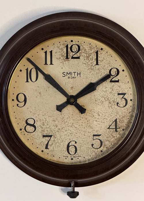 Smiths "8 Day" Bakelite Wall Clock