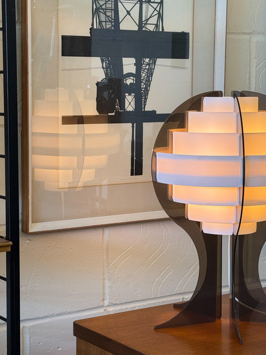 Strips Table Lamp by Preben Jacobsen & Flemming Brylle, Denmark 1960s