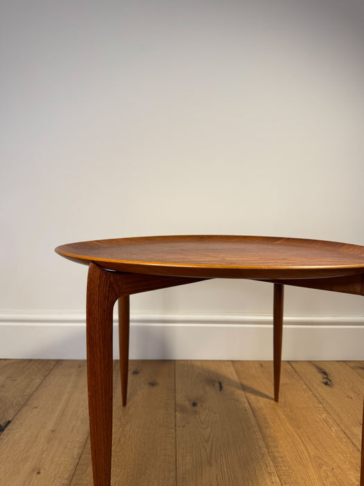 Teak Tray Table by Willumsen & Engholm for Fritz Hansen, Denmark, 1950s