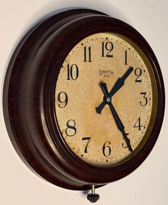 Smiths "8 Day" Bakelite Wall Clock