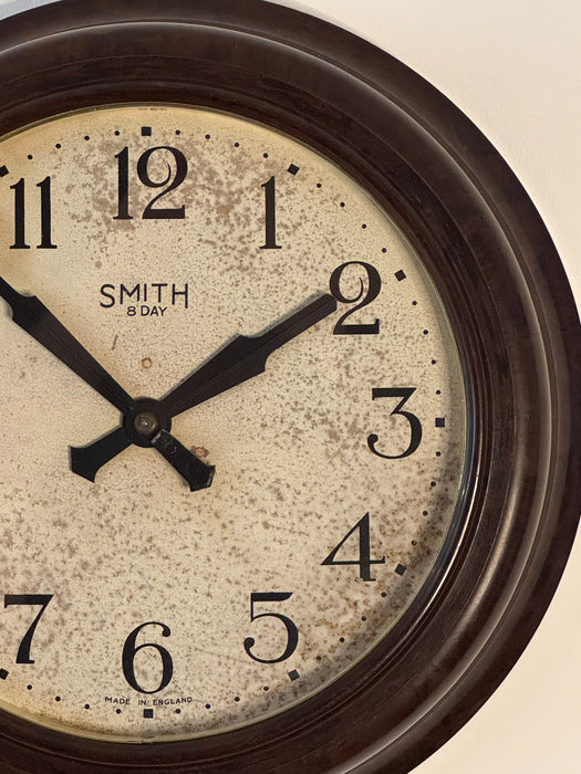 Smiths "8 Day" Bakelite Wall Clock
