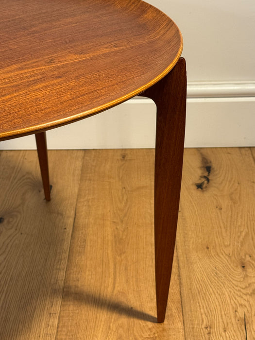 Teak Tray Table by Willumsen & Engholm for Fritz Hansen, Denmark, 1950s