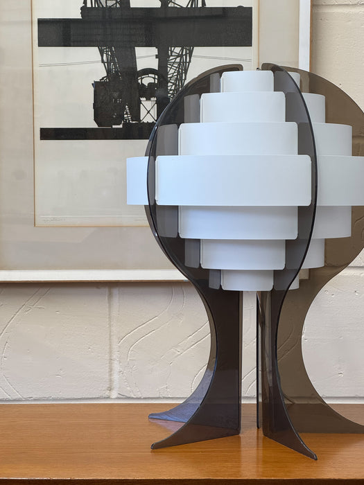 Strips Table Lamp by Preben Jacobsen & Flemming Brylle, Denmark 1960s