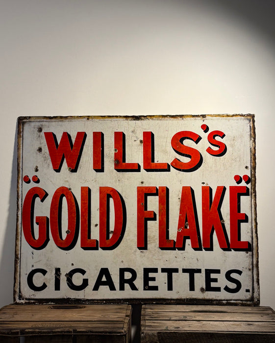Original Will's Cigarettes Enamel Sign
