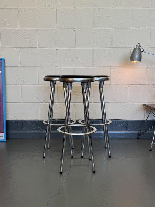 Trio of Indecasa Bar Stools by Joan Casas Ortinez, Spain, c.1980s