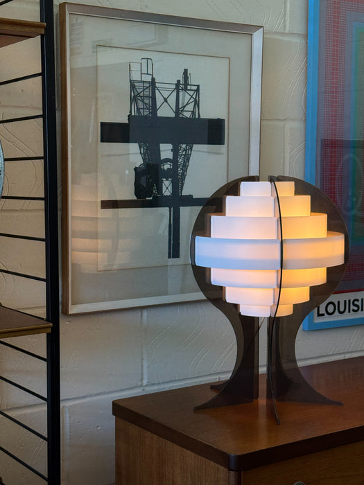 Strips Table Lamp by Preben Jacobsen & Flemming Brylle, Denmark 1960s