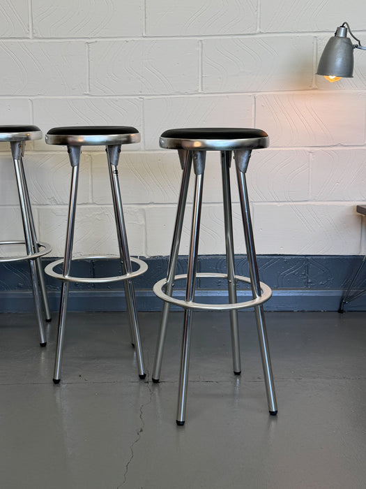 Trio of Indecasa Bar Stools by Joan Casas Ortinez, Spain, c.1980s