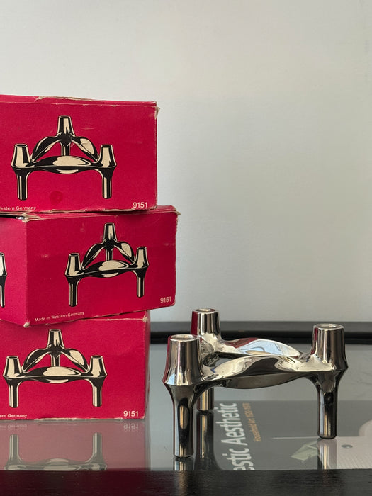 Original Stoff Nagel BMF Combi Candleholders - Boxed