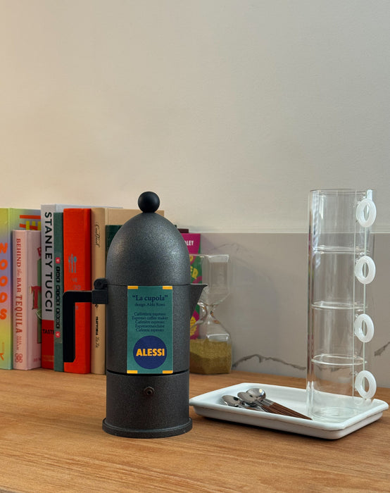 Vintage 1980s Alessi “La Cupola” Espresso Maker by Aldo Rossi – 3 Cup