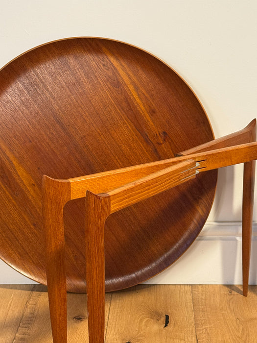 Teak Tray Table by Willumsen & Engholm for Fritz Hansen, Denmark, 1950s