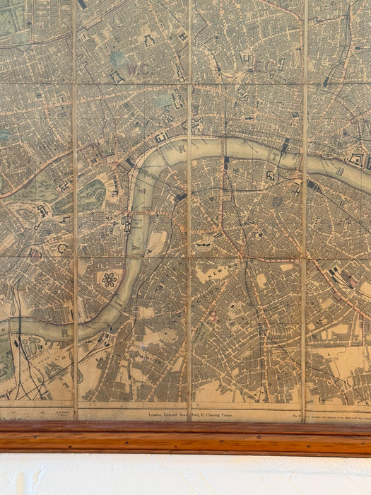 Collins’ Standard Map of London, c.1860s