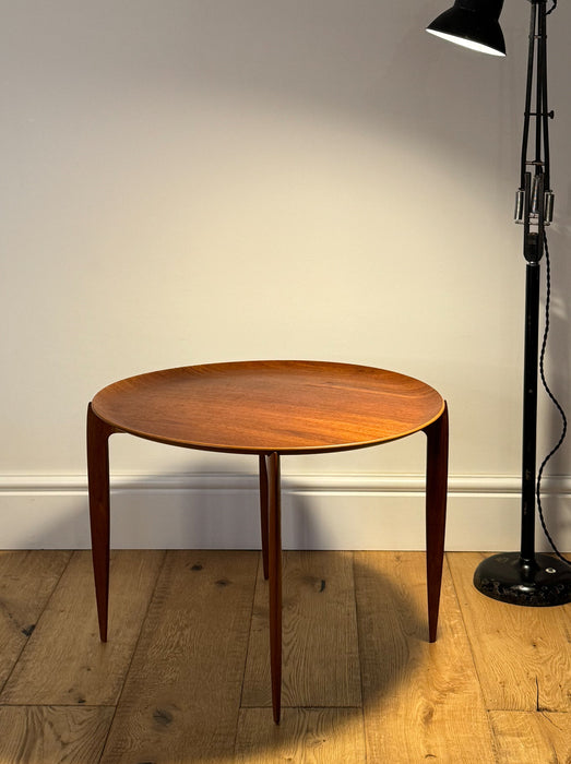 Teak Tray Table by Willumsen & Engholm for Fritz Hansen, Denmark, 1950s