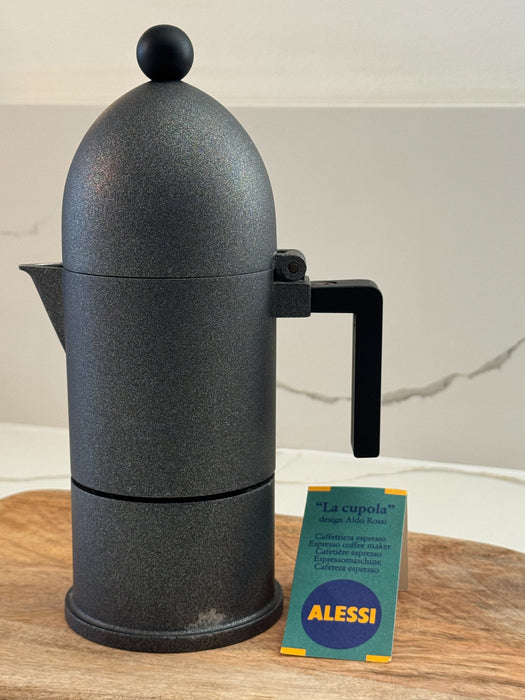 Vintage 1980s Alessi “La Cupola” Espresso Maker by Aldo Rossi – 3 Cup