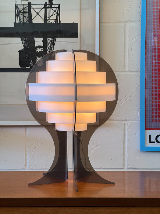 Strips Table Lamp by Preben Jacobsen & Flemming Brylle, Denmark 1960s
