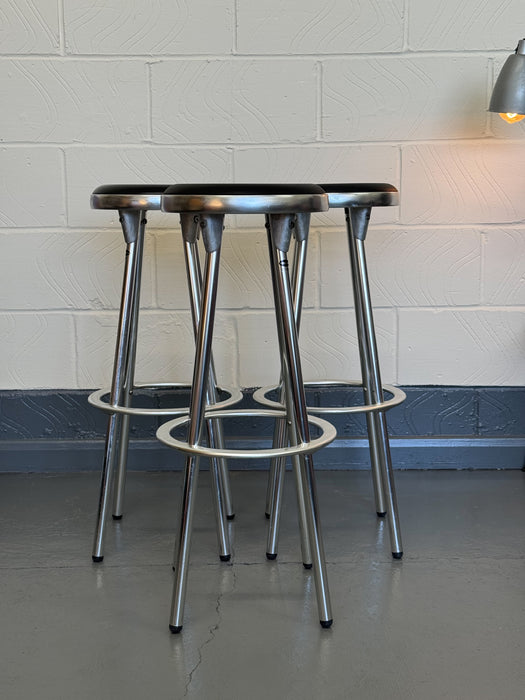 Trio of Indecasa Bar Stools by Joan Casas Ortinez, Spain, c.1980s