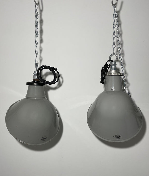 British Parabolic Lights by MAXLUME, Circa 1940s