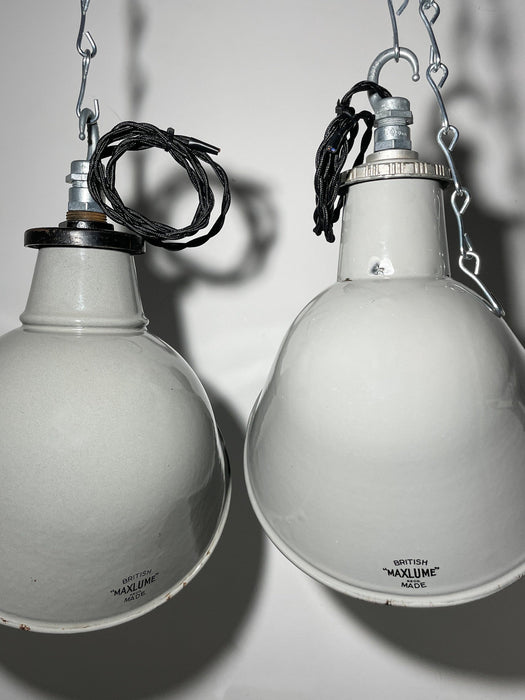 British Parabolic Lights by MAXLUME, Circa 1940s