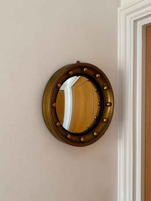 Vintage Regency Style Convex Mirror, Circa 1930s